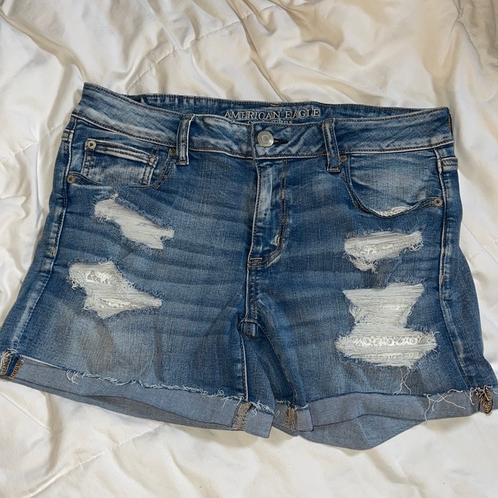 American eagle jean shorts
